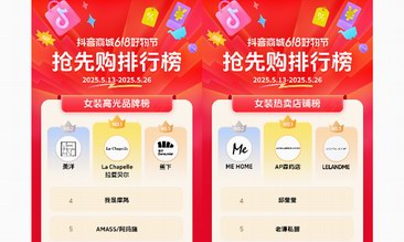 抖音电商发榜啦：哪些商家在618赢得先机？
